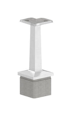 Handlaufstütze mit Handlaufanschlussplatte für Rohr Ø 42,4 mm