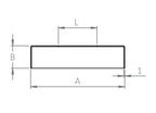 Edelstahl Abdeckrosette mit Mittelbohrung, Rundschliff, V2A / V4A