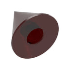 Glaskegel Ø 35 mm, mit Sackloch, Farbe Rot oder Grün