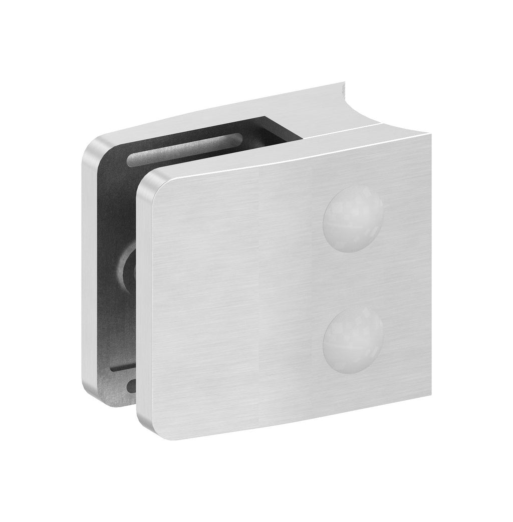 Edelstahl V2A geschliffen, Anschluss für Durchmesser 48,3 mm