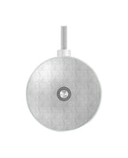 verschraubter Handlaufhalter mit Durchgangsbohrung, Stockschraube und Linsenkopfschraube, V2A