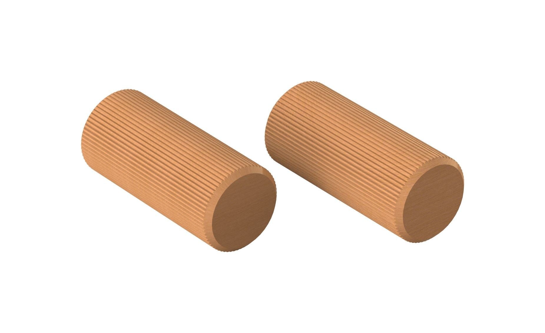 45° Bogen für Holzhandlauf Buche,  Ø 42 mm, geschliffen und lackiert, für den Innenbereich