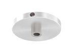 Glaspunkthalter Ø 62 mm selbst zusammenstellen, Oberteil inklusive Gummis, V2A