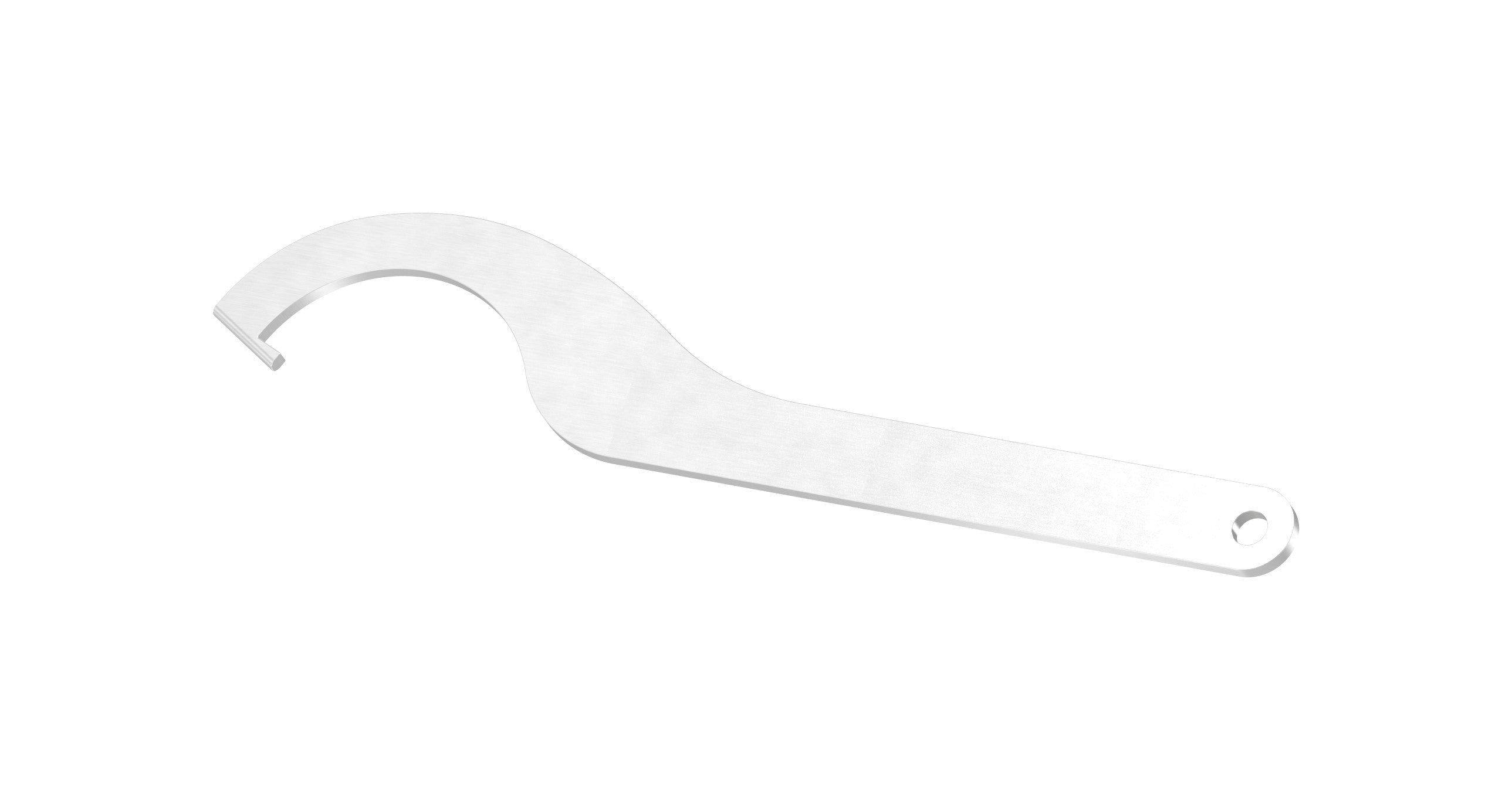 Hakenschlüssel für Glaspunkthalter Ø 72 mm, V2A