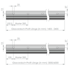 Vordachprofil eleganza CANOPY, zur Wandmontage