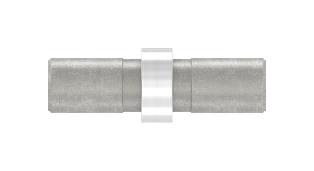 Rohrverbinder zum Stecken oder Kleben, für Rohr 12 x 1,5 mm, V2A