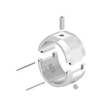 Handlauferhöhung für Rohr Ø 42,4 x 2,0 mm, geeignet zur nachträglichen Montage, V2A / V4A