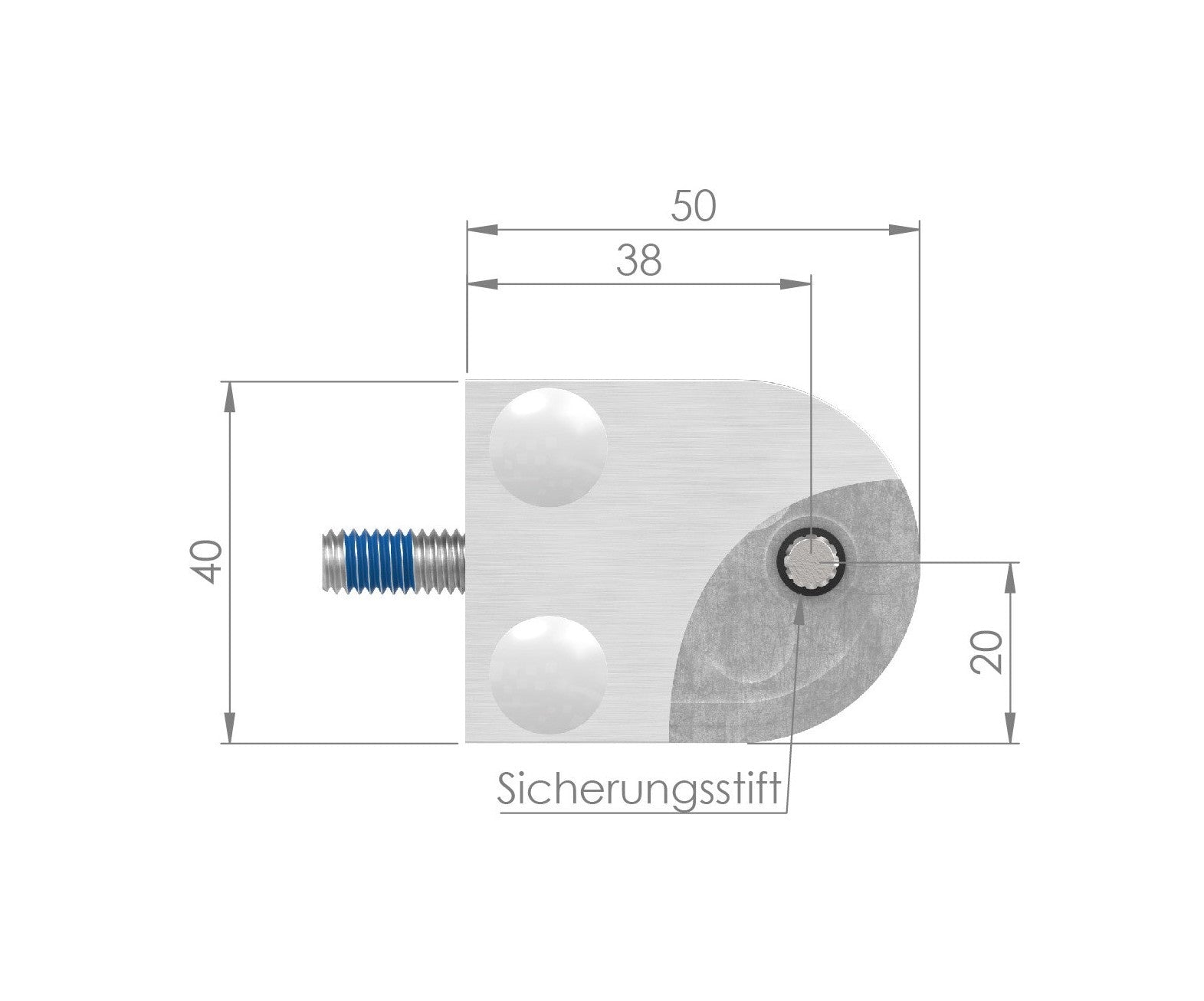 Glasklemme mit AbZ Modell 30