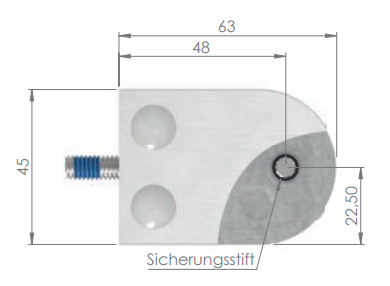 Glasklemme ohne AbZ Modell 12