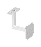 Handlaufhalter mit Anschlussplatte, zum Anschrauben des Handlaufs, V2A / V4A