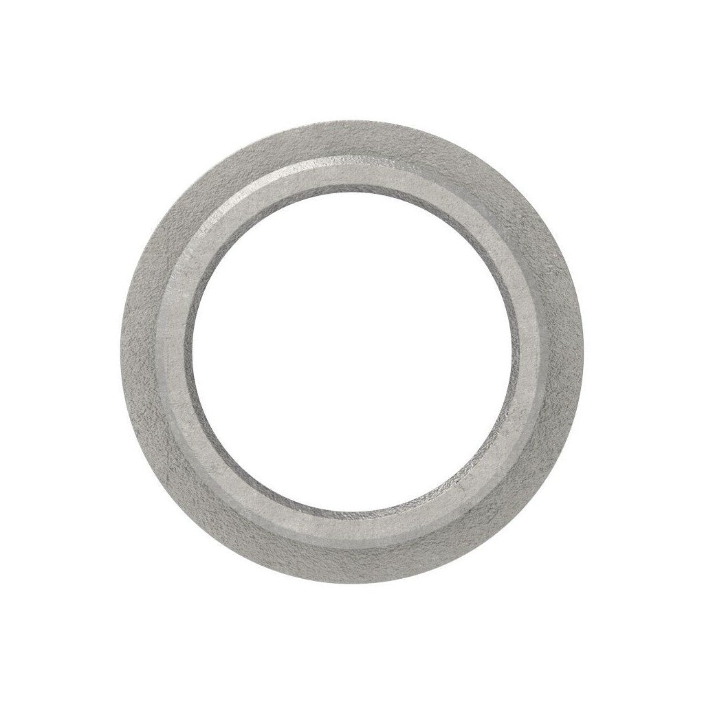 Edelstahl Rundrohr-Verbinder, mit Steg, zum Stecken und Kleben ins Rohr, V2A / V4A