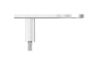 Edelstahl Wandbefestigung für Geländerpfosten 42,4 mm, mit 2 Langlöchern, V2A