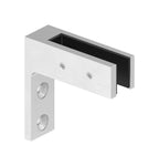 Glasverbinder für Wandmontage, für Glasstärke 12.00 - 12.76 mm, V4A
