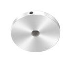 Glaspunkthalter Ø 72 mm selbst zusammenstellen, Oberteil inklusive Gummis, V2A