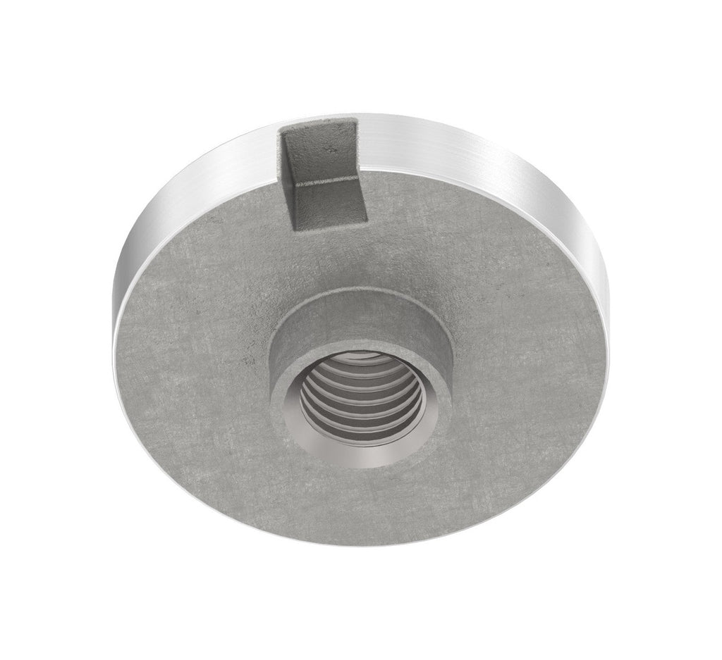 Glaspunkthalter Ø 30 mm selbst zusammenstellen, Oberteil inklusive Gummis, V2A