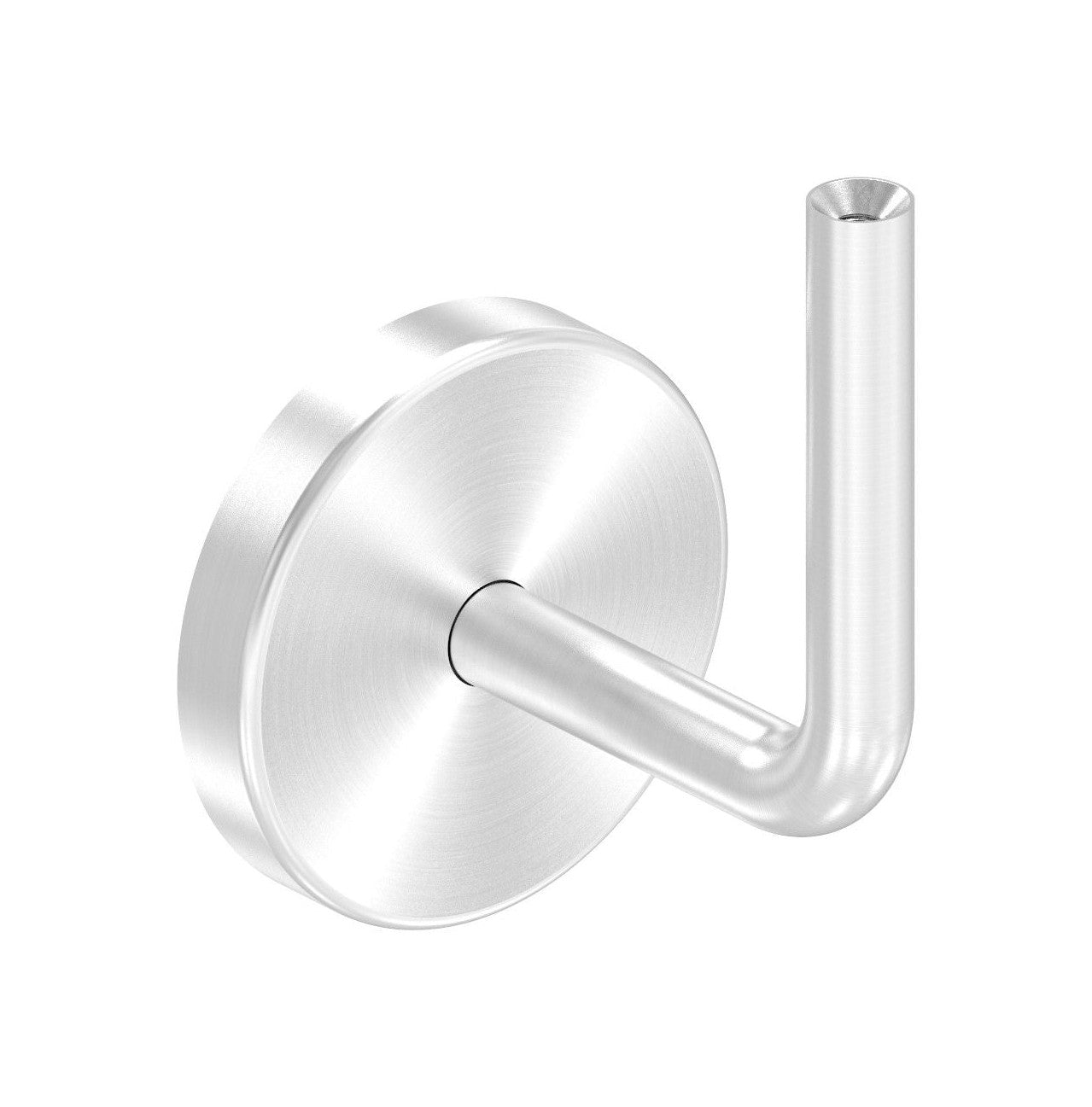 verschweißter Handlaufhalter mit Innengewinde und Cliprosette, V2A, bestückbar mit Anschlussplatte
