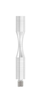 Stift Edelstahl zum Biegen, 1 x Außengewinde, 1 x Innengewinde, V2A