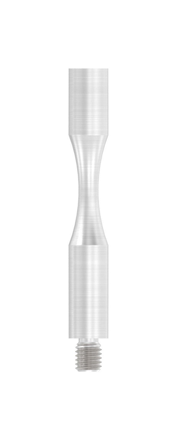 Stift Edelstahl zum Biegen, 1 x Außengewinde, 1 x Innengewinde, V2A