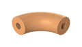 90° Bogen für Holzhandlauf Buche,  Ø 42 mm, geschliffen und lackiert, für den Innenbereich