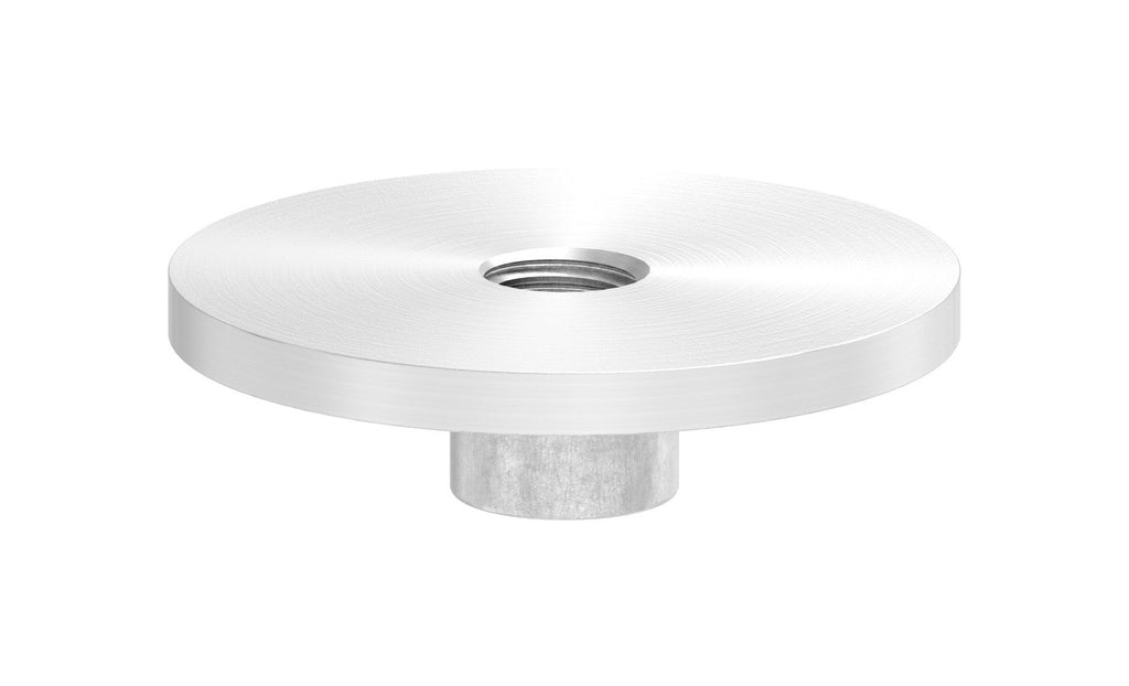 Rohrabschlussplatte mit Gewinde M10 für Rohr Ø 48,3 mm