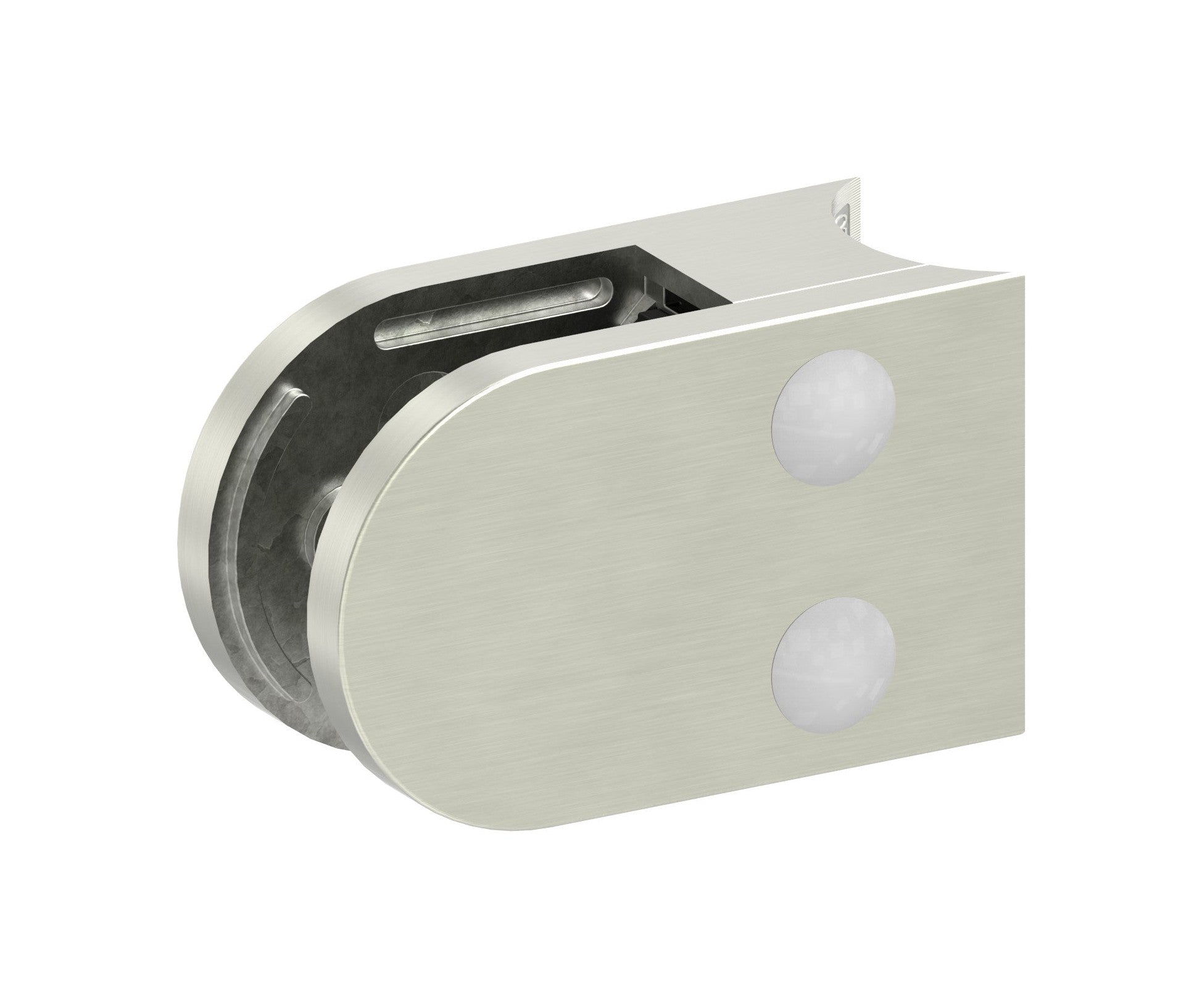 Edelstahleffekt, Anschluss für Durchmesser 33,7 mm