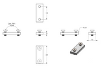 Ersatz-Nutstein zum Befestigen von LED-Modulen, V2A