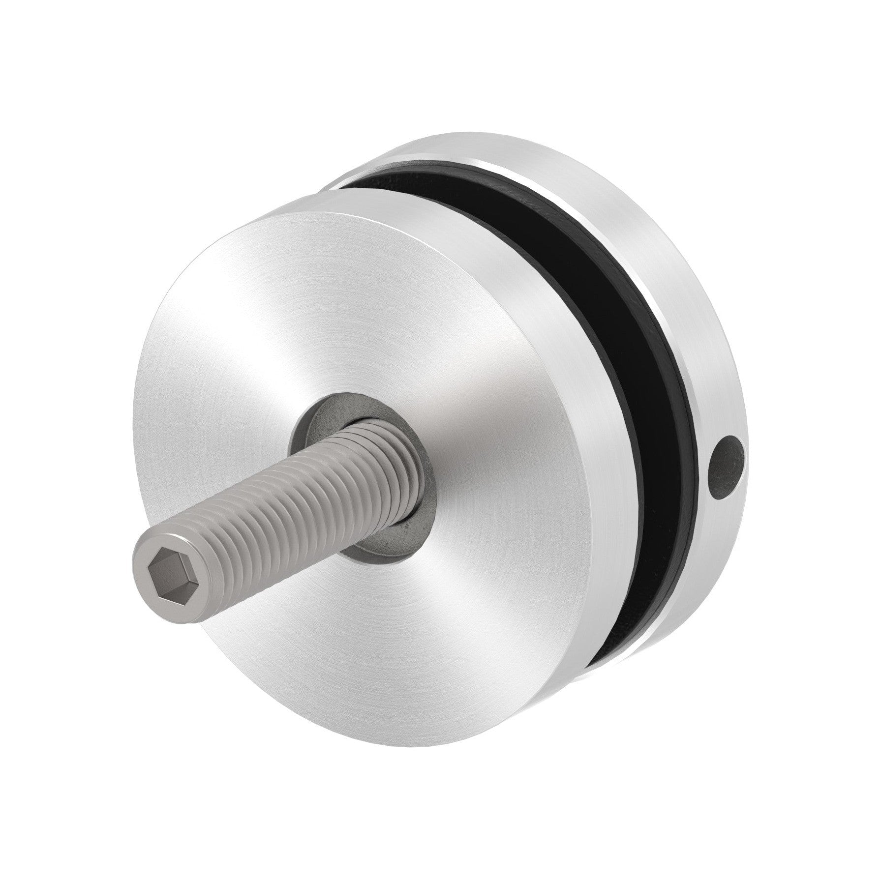 Glaspunkthalter Ø 52 mm, zu Vordachsystem Edelstahl