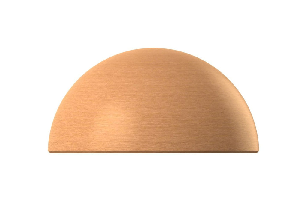 Endstück halbrund für Holzhandlauf, Ø 42 mm, geschliffen und lackiert, für den Innenbereich