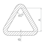 Triangel, verschweißt, Rundmaterial, V4A
