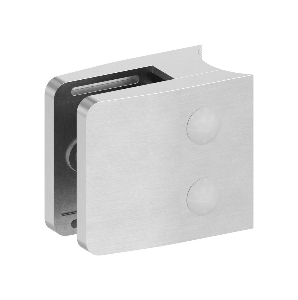 Edelstahl geschliffen V2A / V4A, Anschluss für Rohr-Durchmesser 42,4 mm
