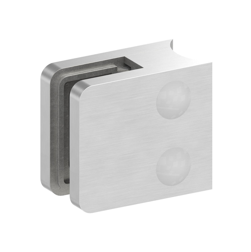 Edelstahl geschliffen V2A / V4A, Anschluss für Rohr-Durchmesser 33,7 mm