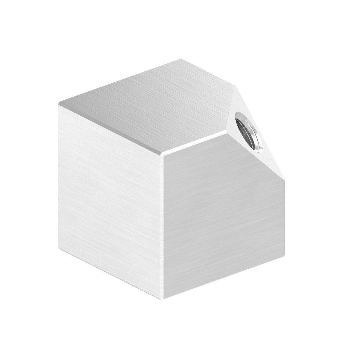 Edelstahl Würfel, mit Innengewinde M8, V2A