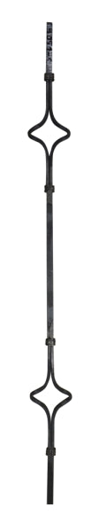 Zierstab 12x12 glatt, H: 900mm (Art. 9051-S)