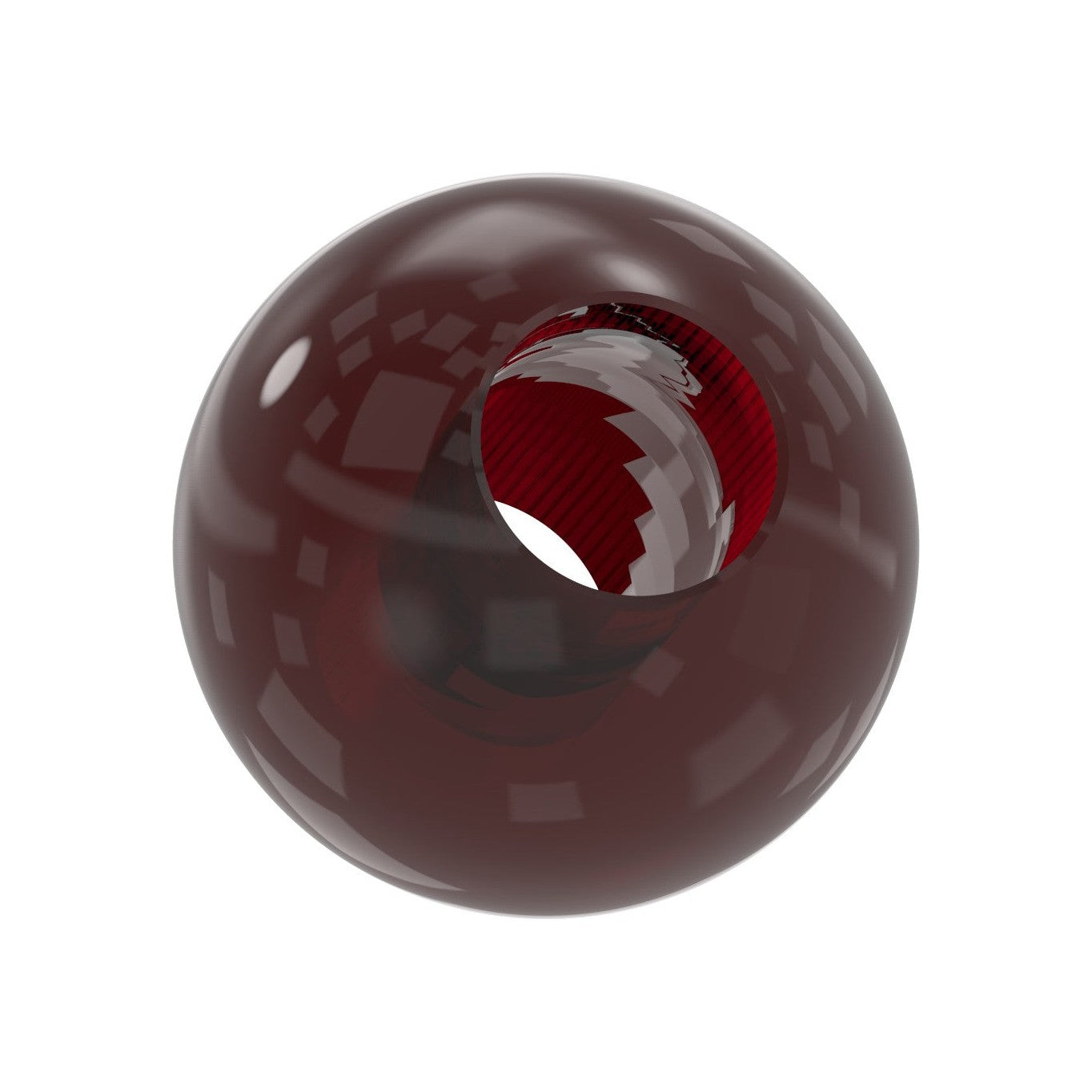 Glaskugel Ø 30 mm, mit Durchgangsbohrung, Farbe Blau, Rot oder Grün