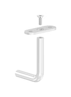Bügel inklusive Handlaufanschlussplatte, zum Anschrauben des Handlaufs, für Querstabhalter, V2A / V4
