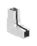 Eckverbinder für quadratisches Klemmprofil, V2A