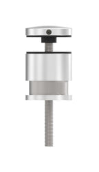 Glaspunkthalter Ø 52 mm, Klemmbereich 6.0 - 25.25 mm, verstellbarer Wandabstand 35 - 55 mm, V2A