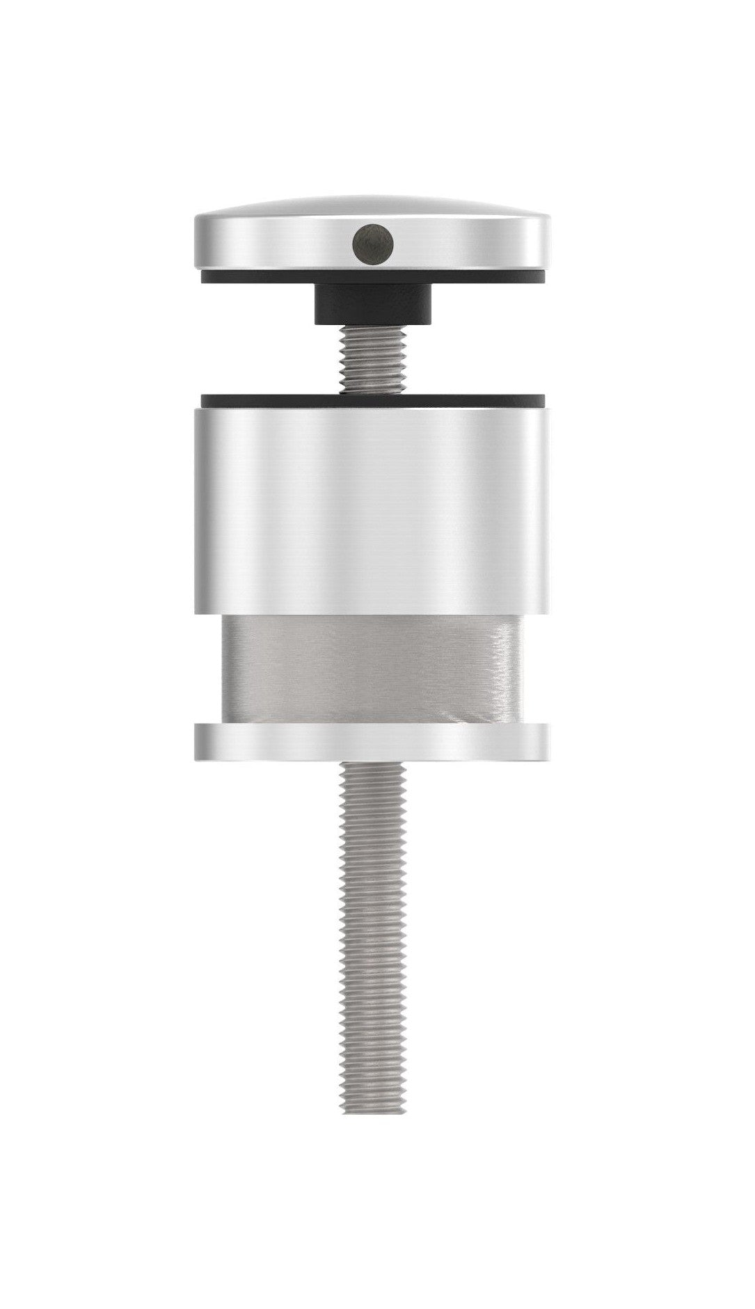 Glaspunkthalter Ø 52 mm, Klemmbereich 6.0 - 25.25 mm, verstellbarer Wandabstand 35 - 55 mm, V2A
