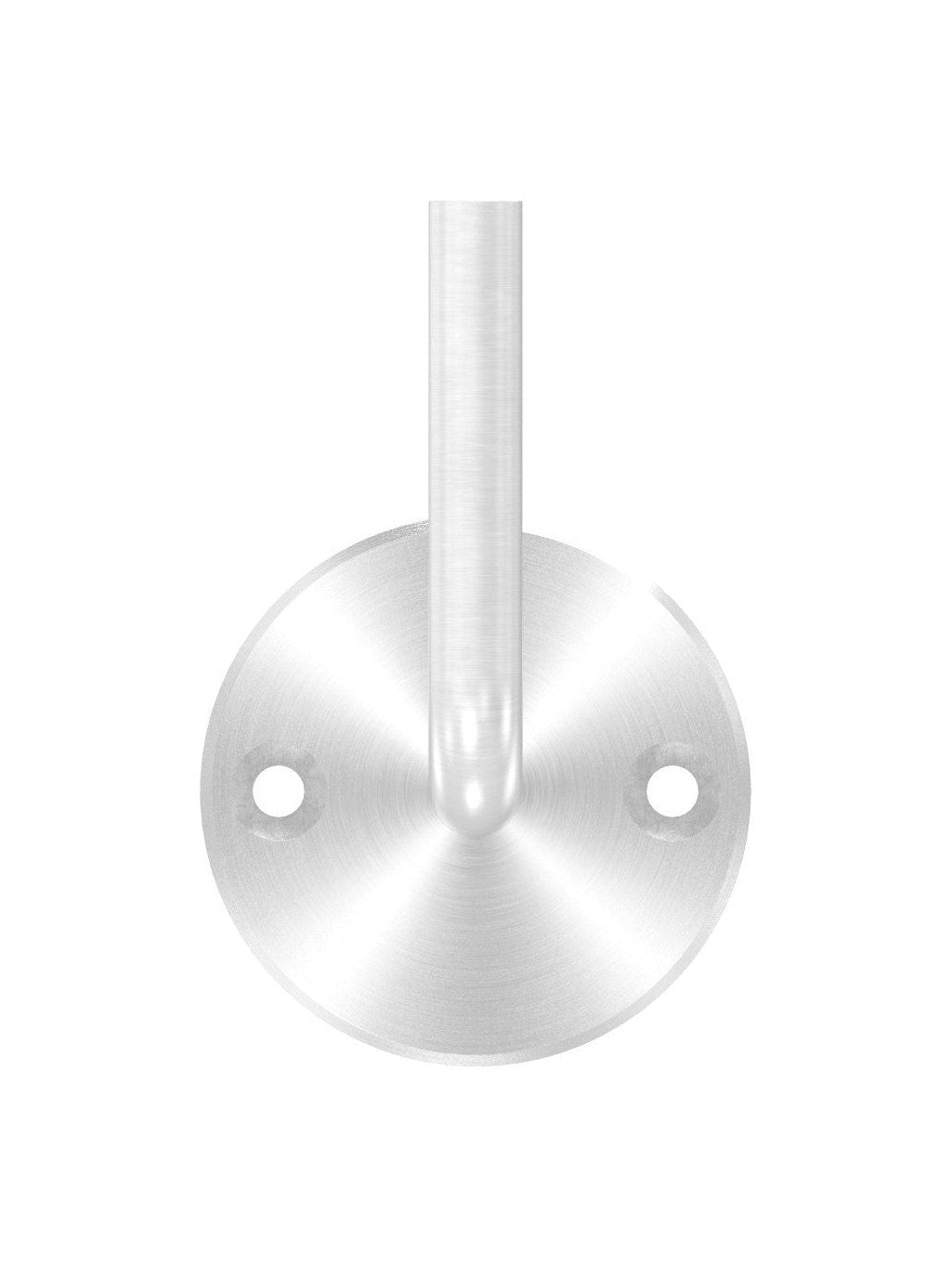 verschraubter Handlaufhalter mit Innengewinde M6, V2A, variabel bestückbar mit Anschlussplatte