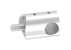 Querstabhalter mit Anschluss für Ø 42,4 mm, Sackloch Ø 12,2 mm