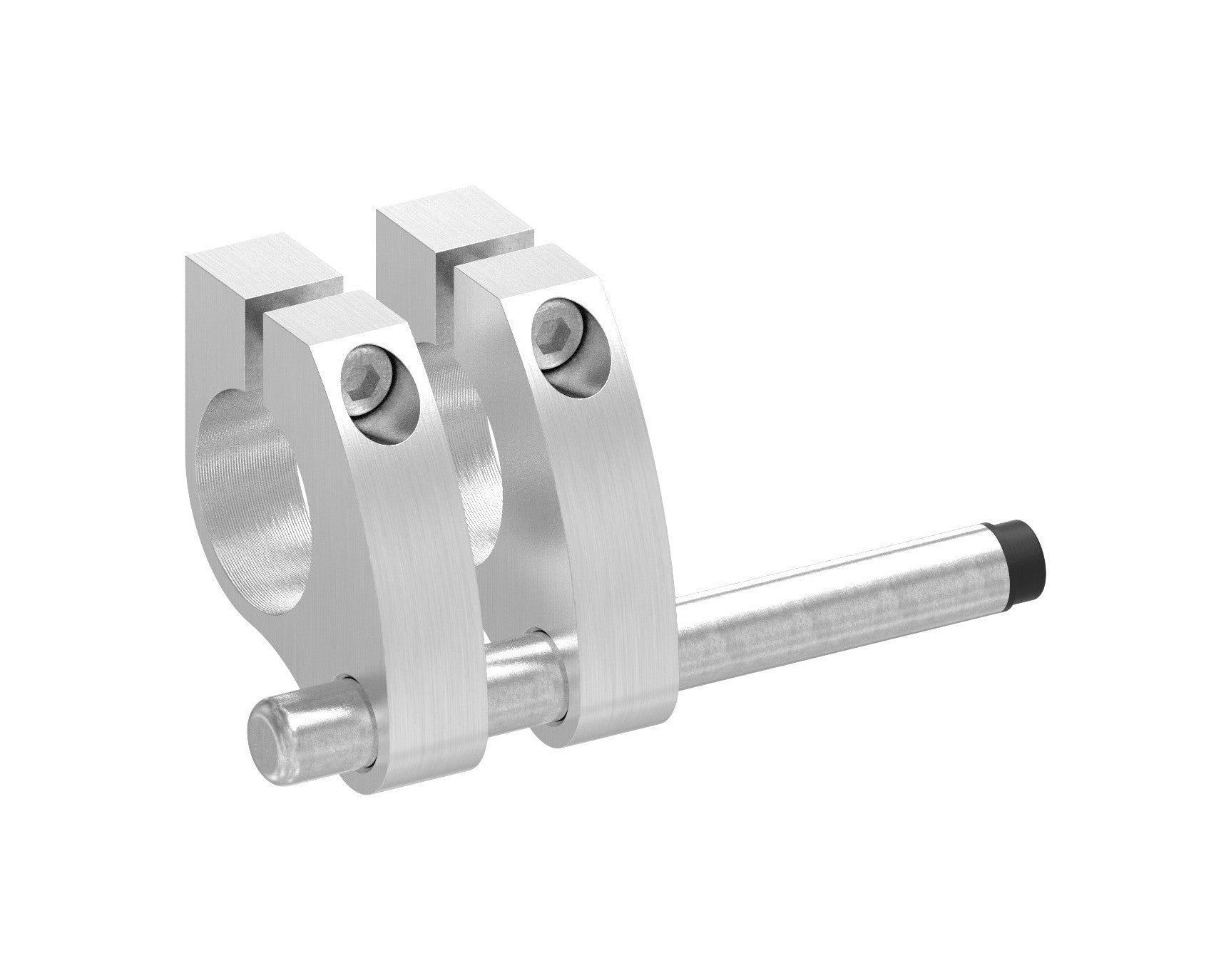 Stopper für Glastürhalter mit Doppelrollwagen, beidseitig verwendbar, V2A