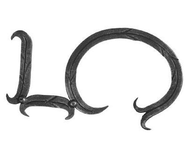 Hausnummer 12x5mm, Höhe 180mm, Breite 100mm