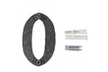Hausnummer 4mm, gehämmert, Höhe 120mm, Breite 80mm