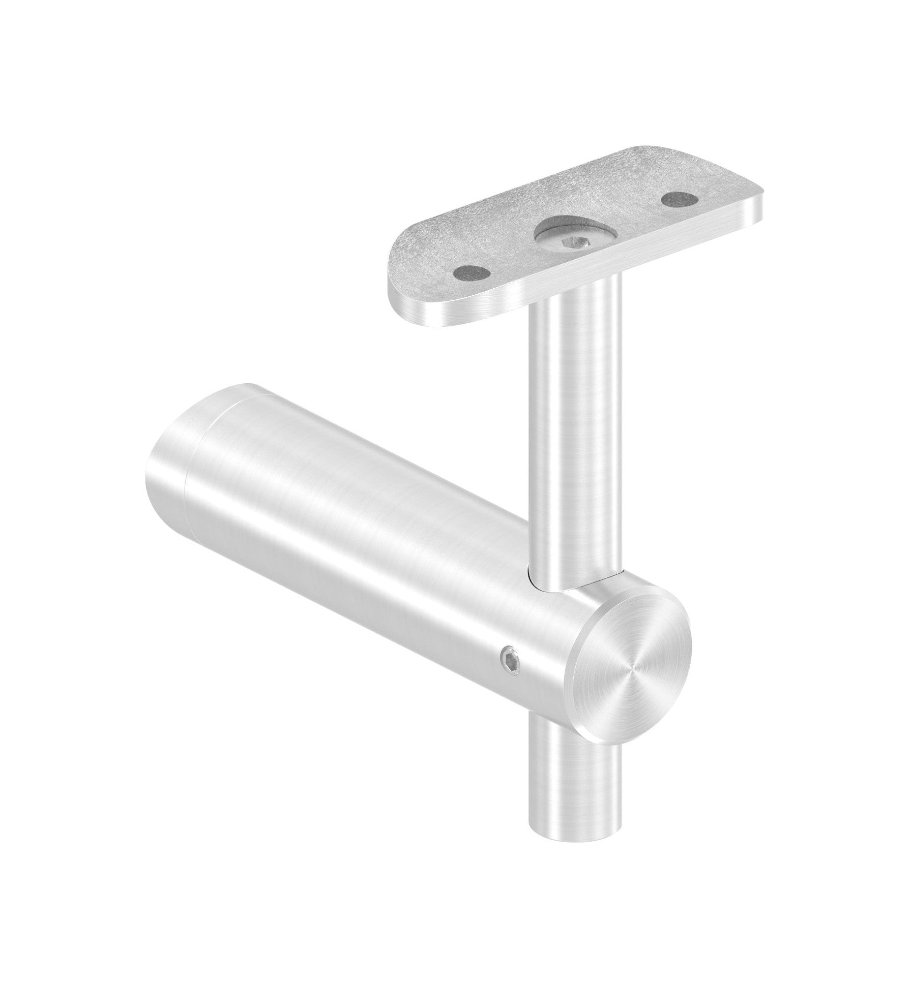 Handlaufhalter mit Anschlussplatte Ø 42,4 mm