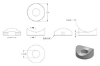 Zeichnung Ausgleichsstück für Rohr Ø 33,7 mm