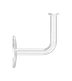 verschraubter Handlaufhalter mit Anschlussplatte, zum Anschrauben des Handlaufs, V2A