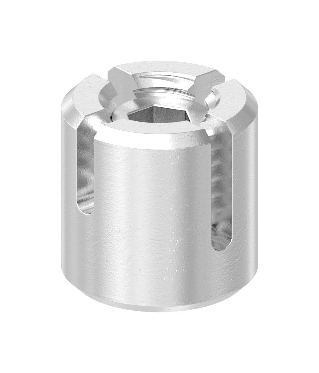 Kreuz-Seilklemme für Seil Ø 2 mm