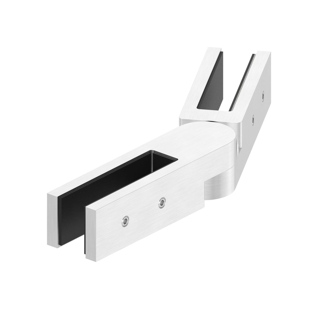 Glasverbinder verstellbar, für Glasstärke 12.00 - 12.76 mm, V4A