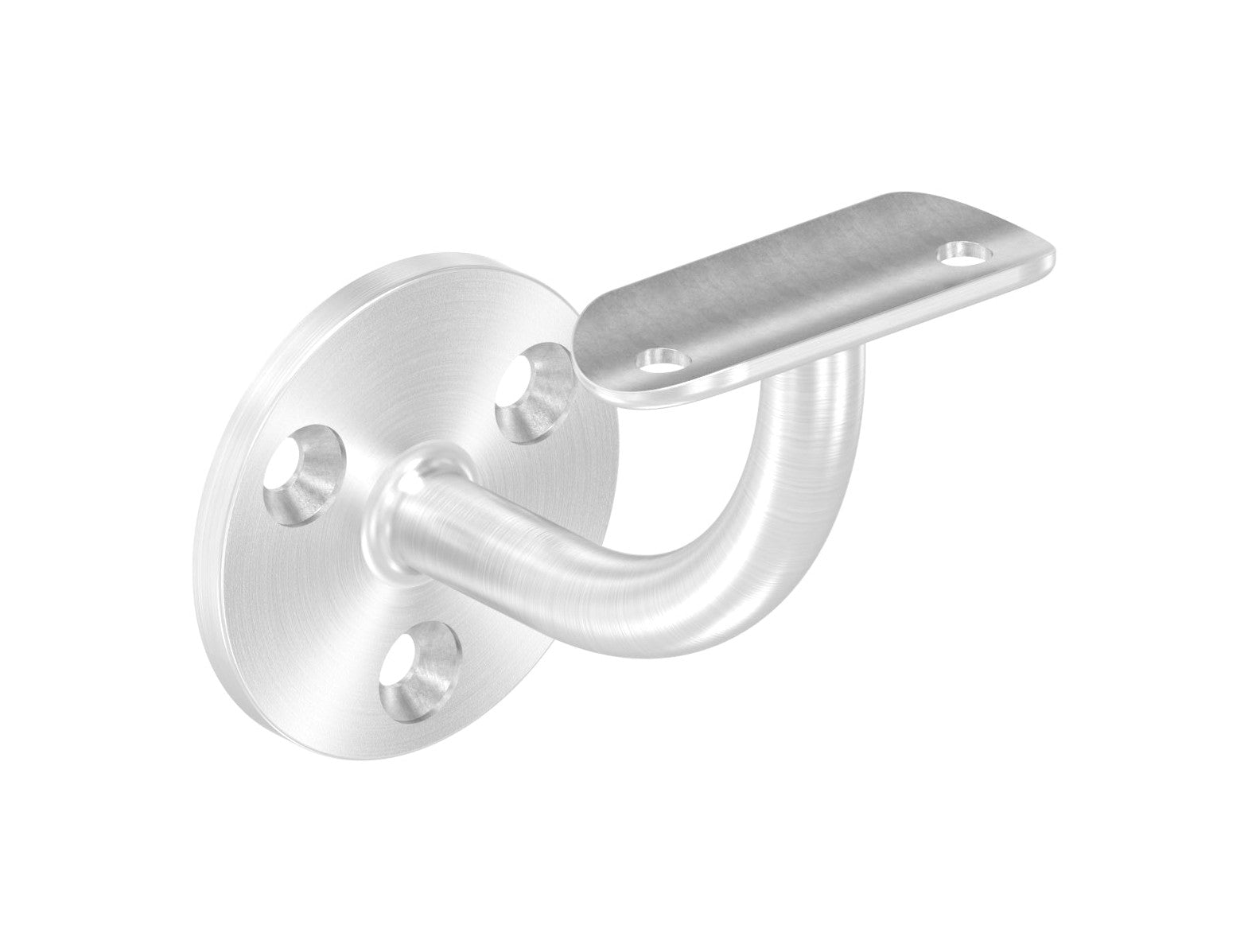 Handlaufhalter mit Anschlussplatte für Rohr Ø 42,4 mm