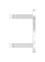 Edelstahl Wandbefestigung für Geländerpfosten zum Spannen, Platte 150 x 150 x 10 mm, V2A
